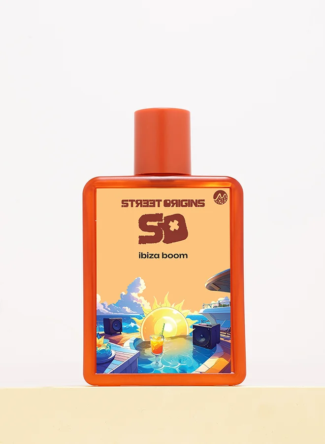 STREET ORIGINS Ibiza Boom Mars Eau De Parfum for Men (Premium Fragrance, 75 mL) g05o0