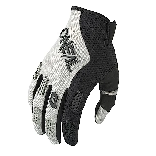 O'Neal Element Off-Road Racing Gloves Durable Protective Gear for Men (Black/Grey, Size 9) m25bn