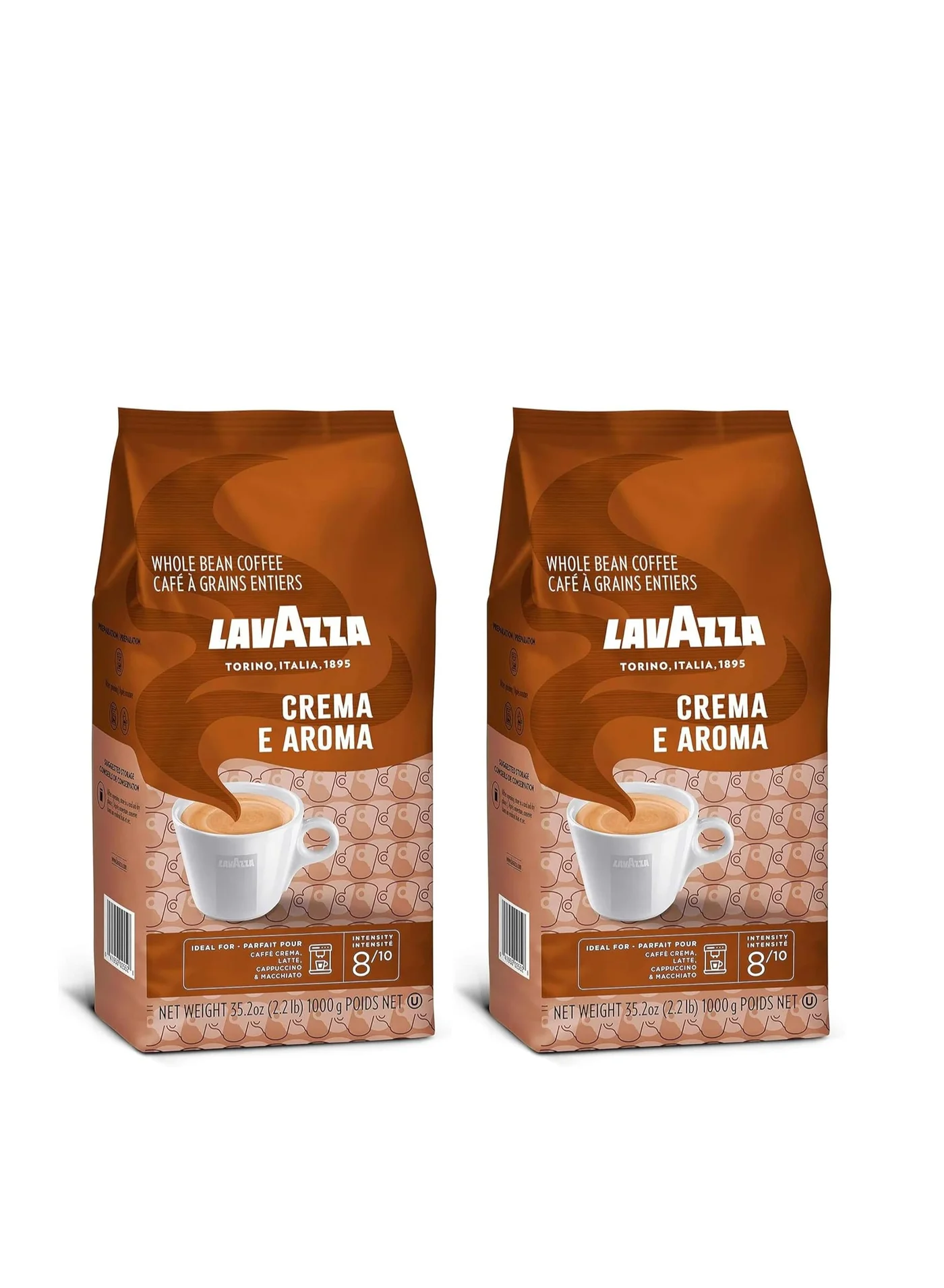 Premium Espresso Coffee Beans Rich Crema Blend (2 x 1000g) xj3vu