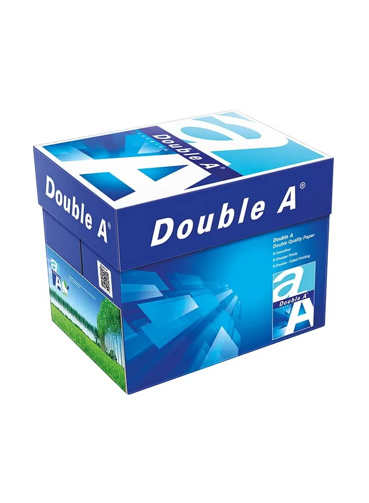 Double A Premium Printer Copy Paper (80 GSM, A4, 2500 Sheets, 5-Pack Bundle) igp0h