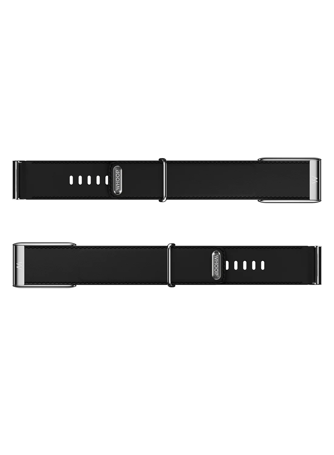 LeatherLuxe Premium Genuine Italian Leather Replacement Band for Fitness Trackers (Black, Size L) 6e54l