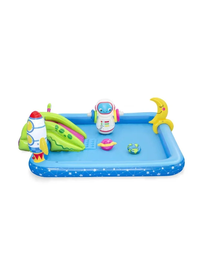 Inflatable Astronaut Play Center Kids Outdoor Water Pool (228 x 206 cm) zlg2f