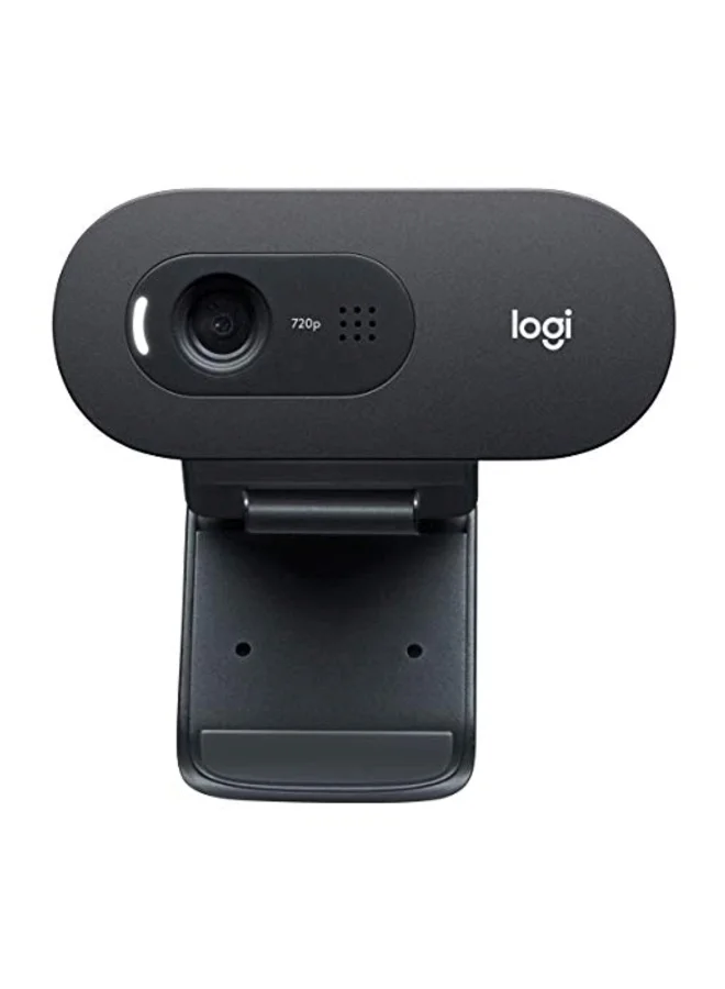 HD 720p Desktop Webcam Premium Video Conferencing Camera (Black, 1 Unit) w5wpn
