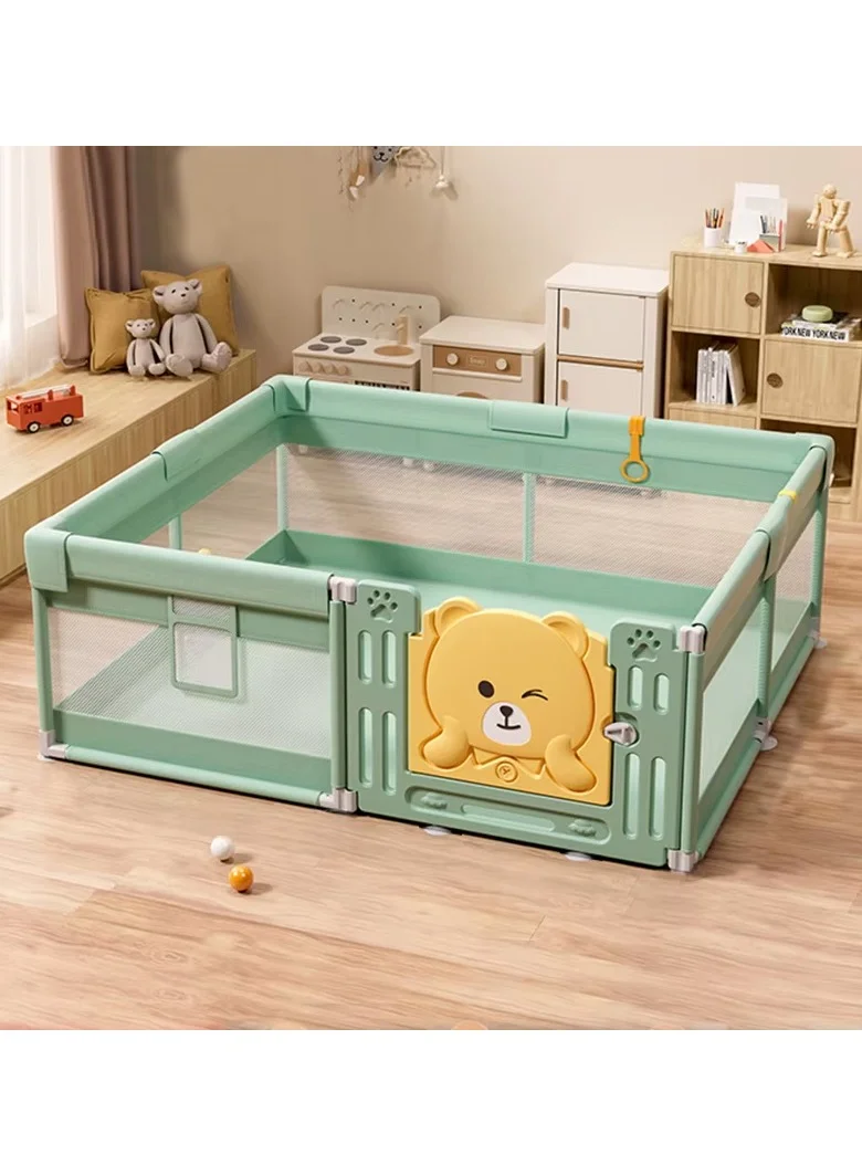 DubaiGallery Baby Playpen with Safety Gates Robust Indoor Outdoor Activity Center for Toddlers (120 cm x 120 cm) dr5vm