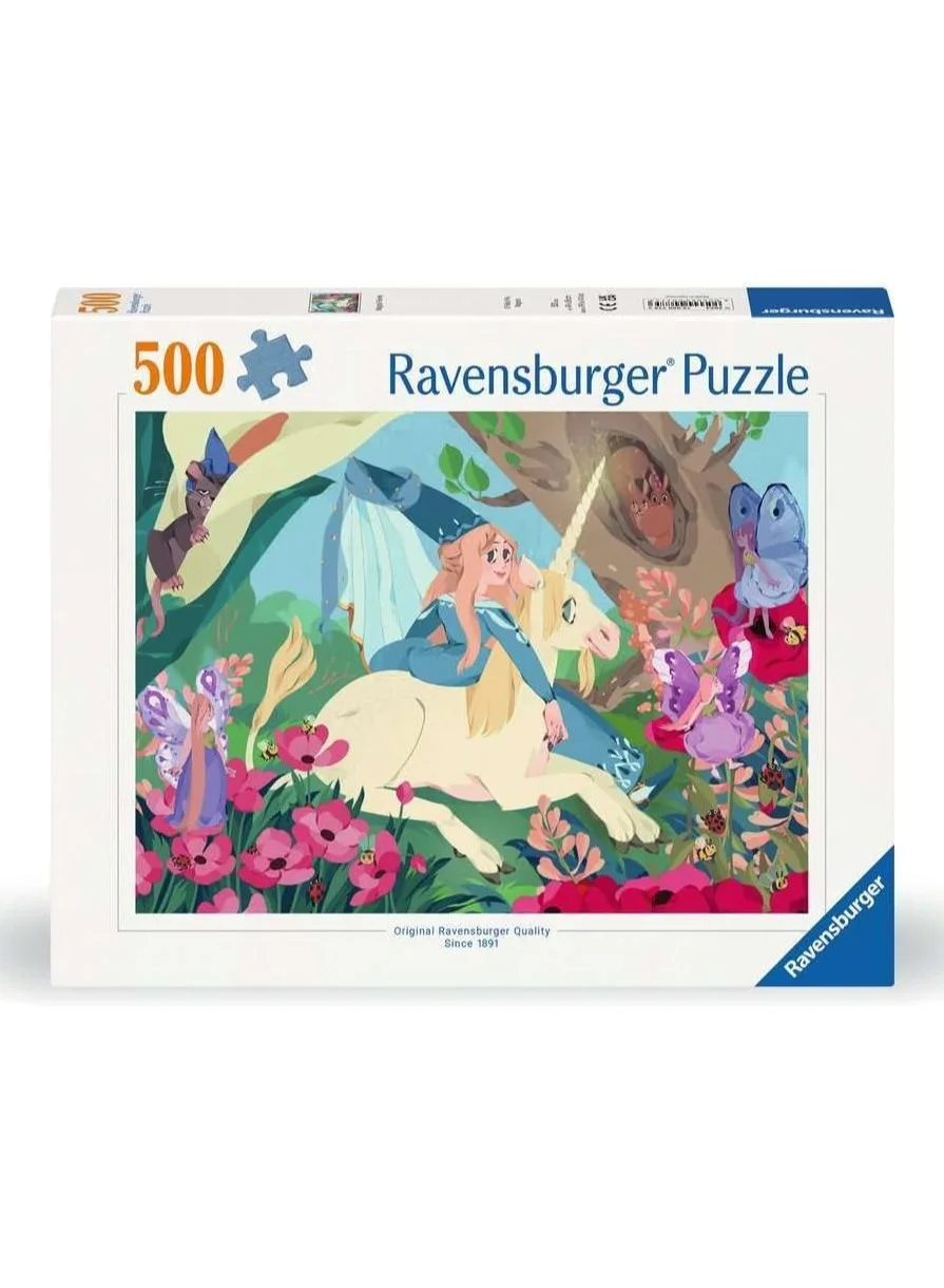 Magical Fairies Jigsaw Puzzle Premium Educational Activity Set for Adults and Kids (500 Pieces) emnhr
