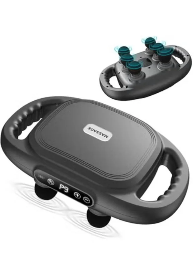 Arabest Deep Tissue Massage Gun, Professional Percussive Muscle Massager with 6 Interchangeable Heads for Full Body Recovery (Grey) y2vqz