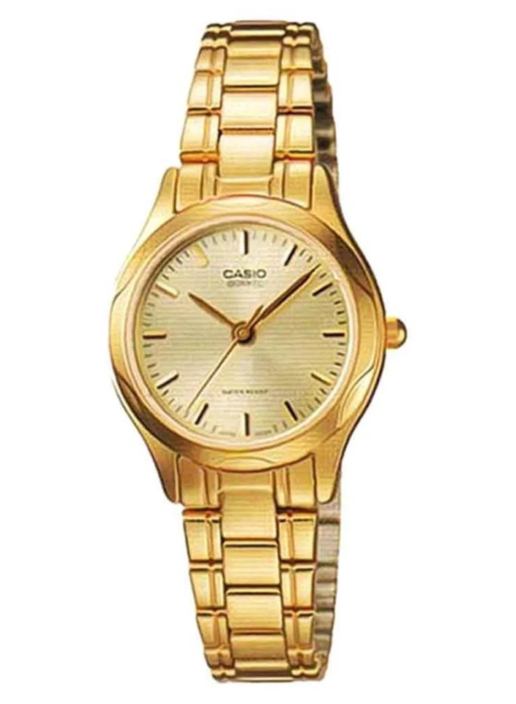 Premium Stainless Steel Analog Quartz Watch for Women (Gold, 26 mm) q2gdr