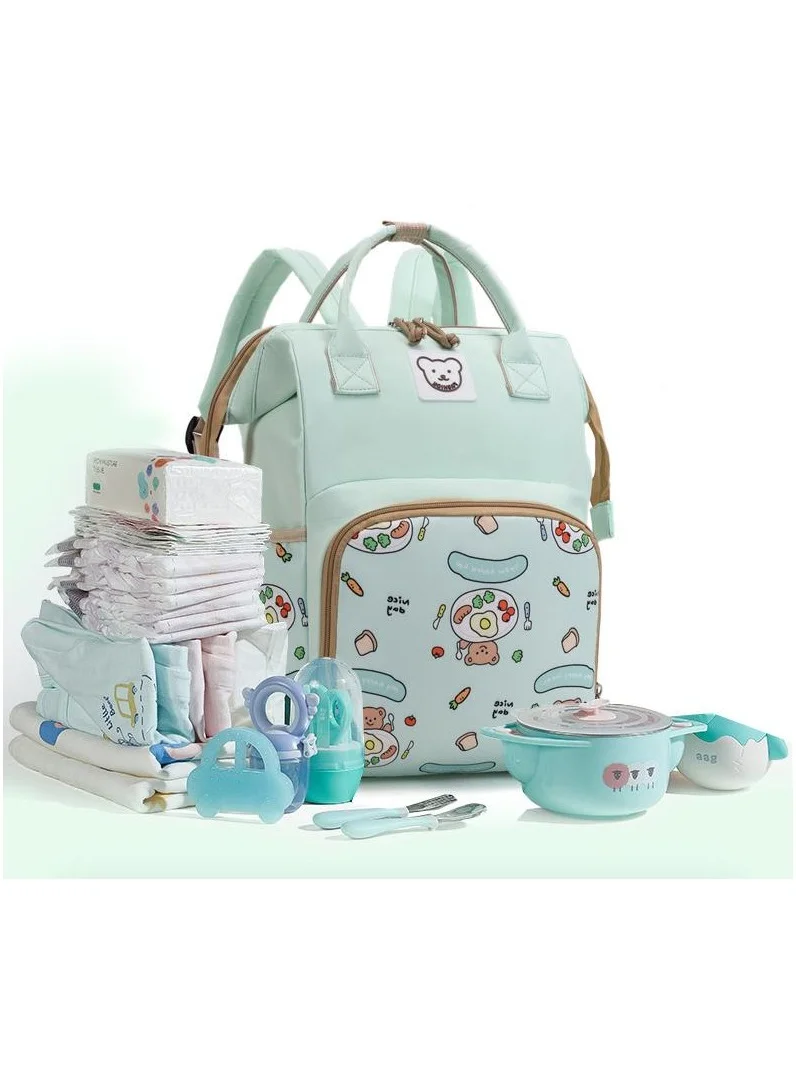 DOOKOO Multi-Functional Large-Capacity Diaper Bag Premium Travel Tote for Baby Essentials (Grey, 40x30x15 cm) njqg7