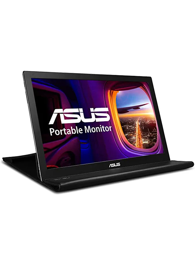Portable USB Monitor 15.6 Inch HD Display Ultra-slim Screen with Smart Case (Black, 15.6 Inch) c4hw7