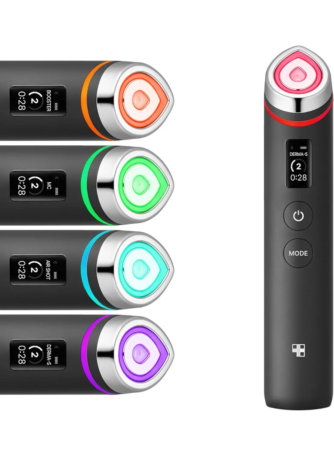 Premium 6-in-1 Facial LED Therapy Device for Skin Absorption and Elasticity (Professional Skincare Tool) c38wb