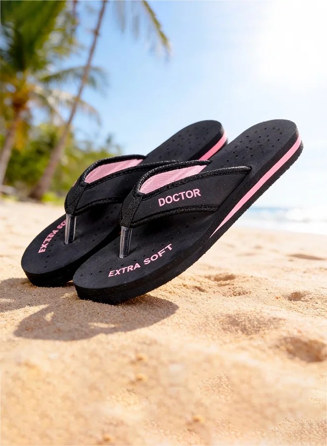Doctor Extra Soft Orthopedic Flip Flops for Women, Premium Cushioning Lightweight Daily Wear Sandals (Flat, Medium Width) 8kw1u