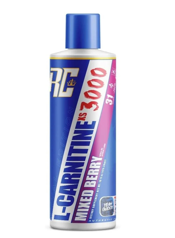 Ronnie Coleman Signature Series L-Carnitine XS 3000 Liquid Supplement Mixed Berry (473 mL) k001q