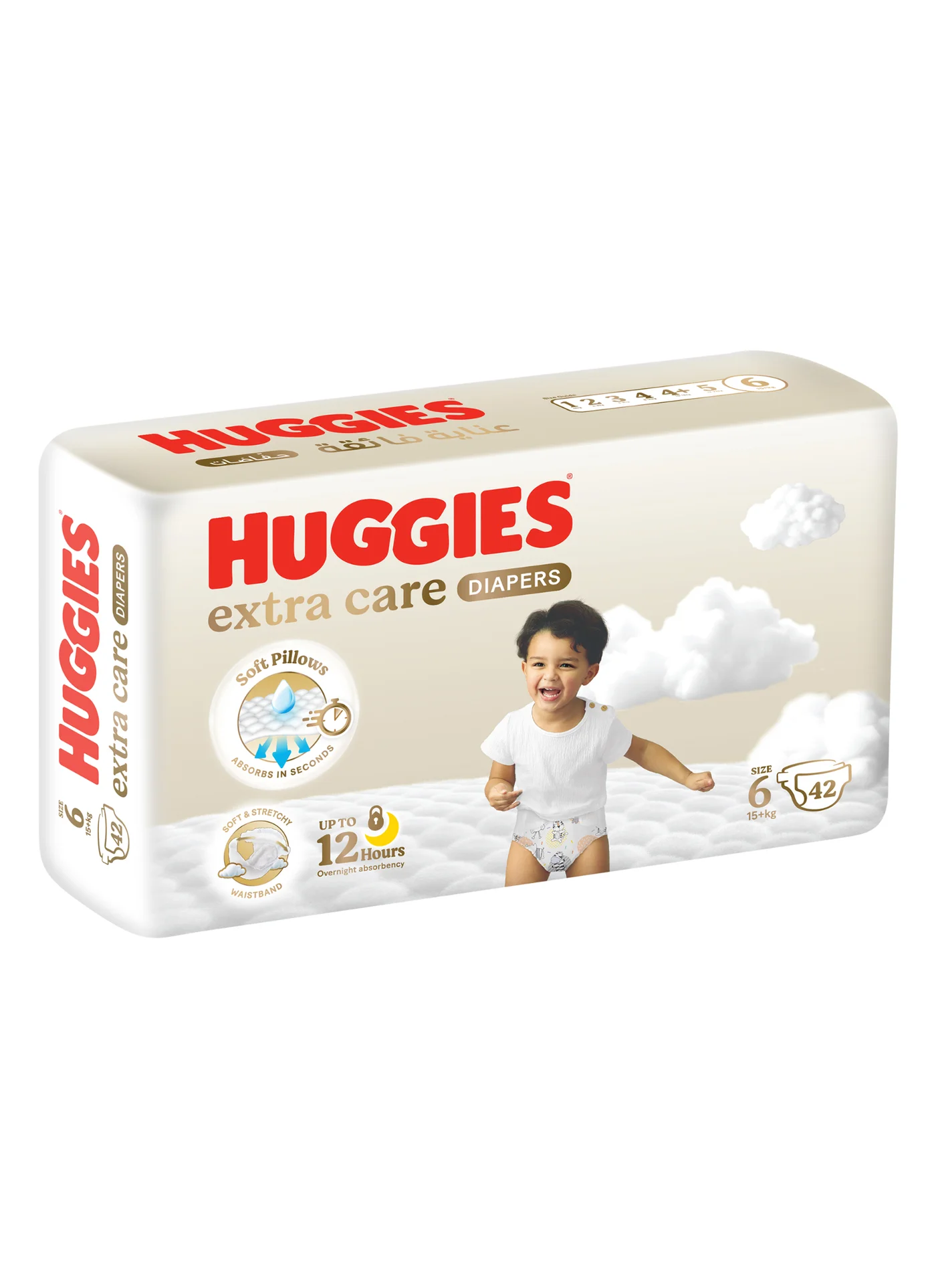 Premium Baby Diapers Size 6 (15+ kg) Extra Absorbent Comfort Fit Jumbo Pack (42 Count) zoncm