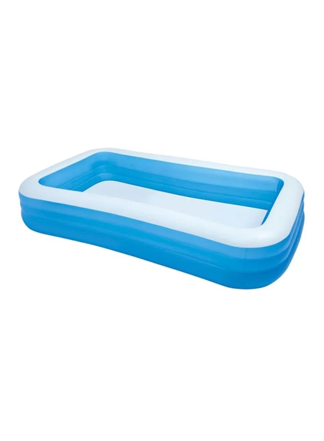 Premium Family Swim Center Pool Durable Vinyl Inflatable Outdoor Water Play Area (305 cm x 183 cm x 56 cm) x9gf7