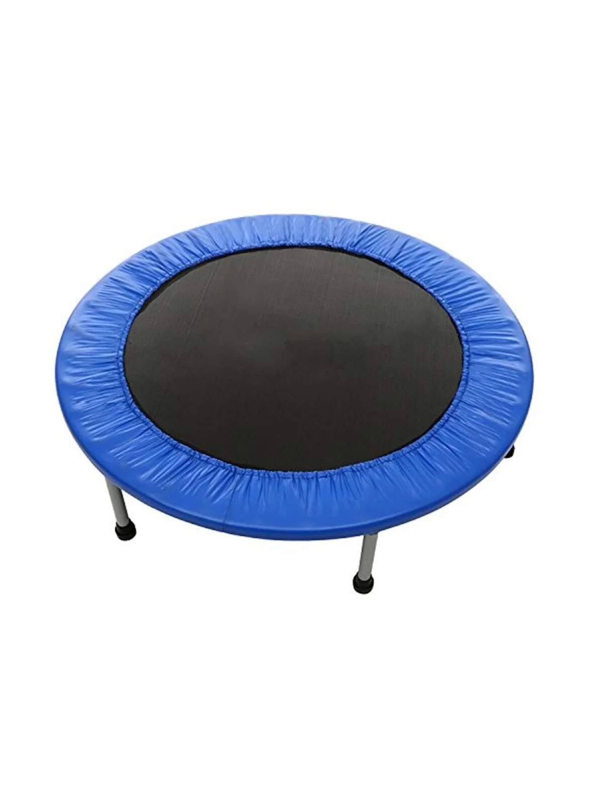 H PRO Professional Round Cardio Jumping Trampoline (Blue, 40 Inches) for Indoor and Outdoor Fitness cwbqd