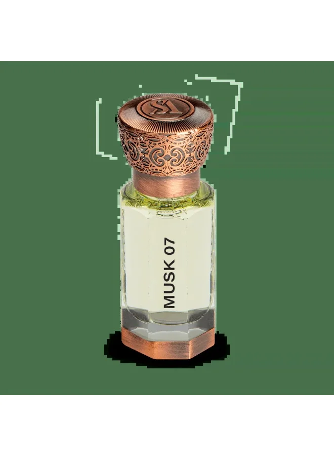 Swiss Arabian Musk 07 Concentrated Perfume Oil (Premium Fragrance for Men and Women, 12 mL) wjwmu
