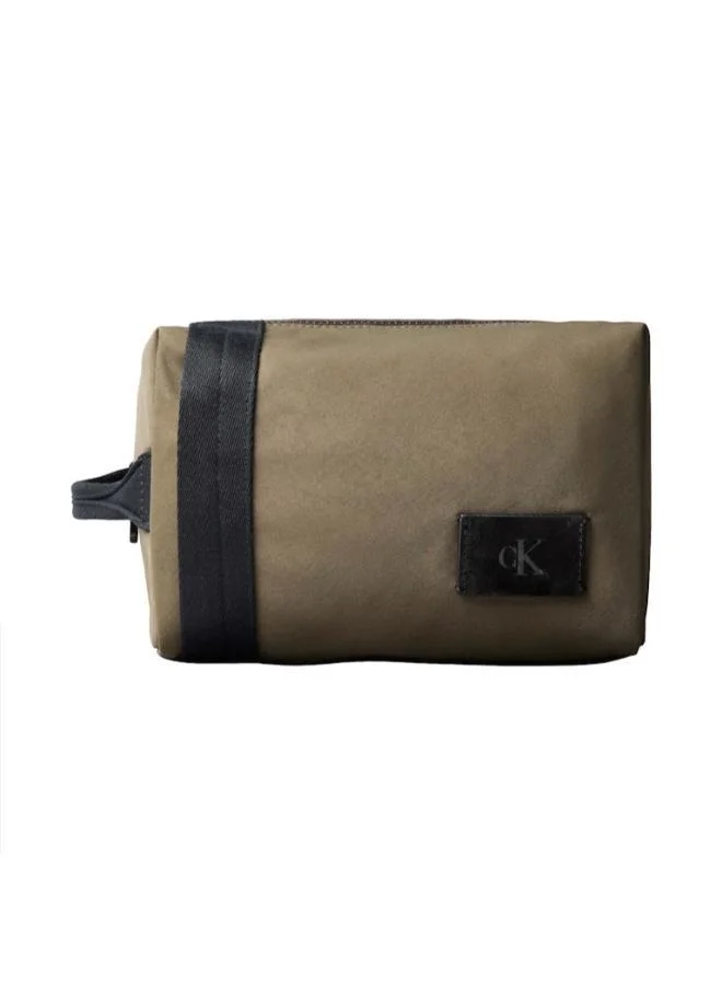 Premium Canvas Wash Bag Durable Travel Toiletry Organizer for Men and Women (25 cm x 15 cm x 10 cm) xoo5q